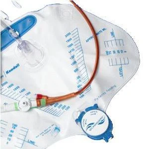 100% Silicone 2-Way Closed Foley Catheter Tray 16 Fr 5 cc