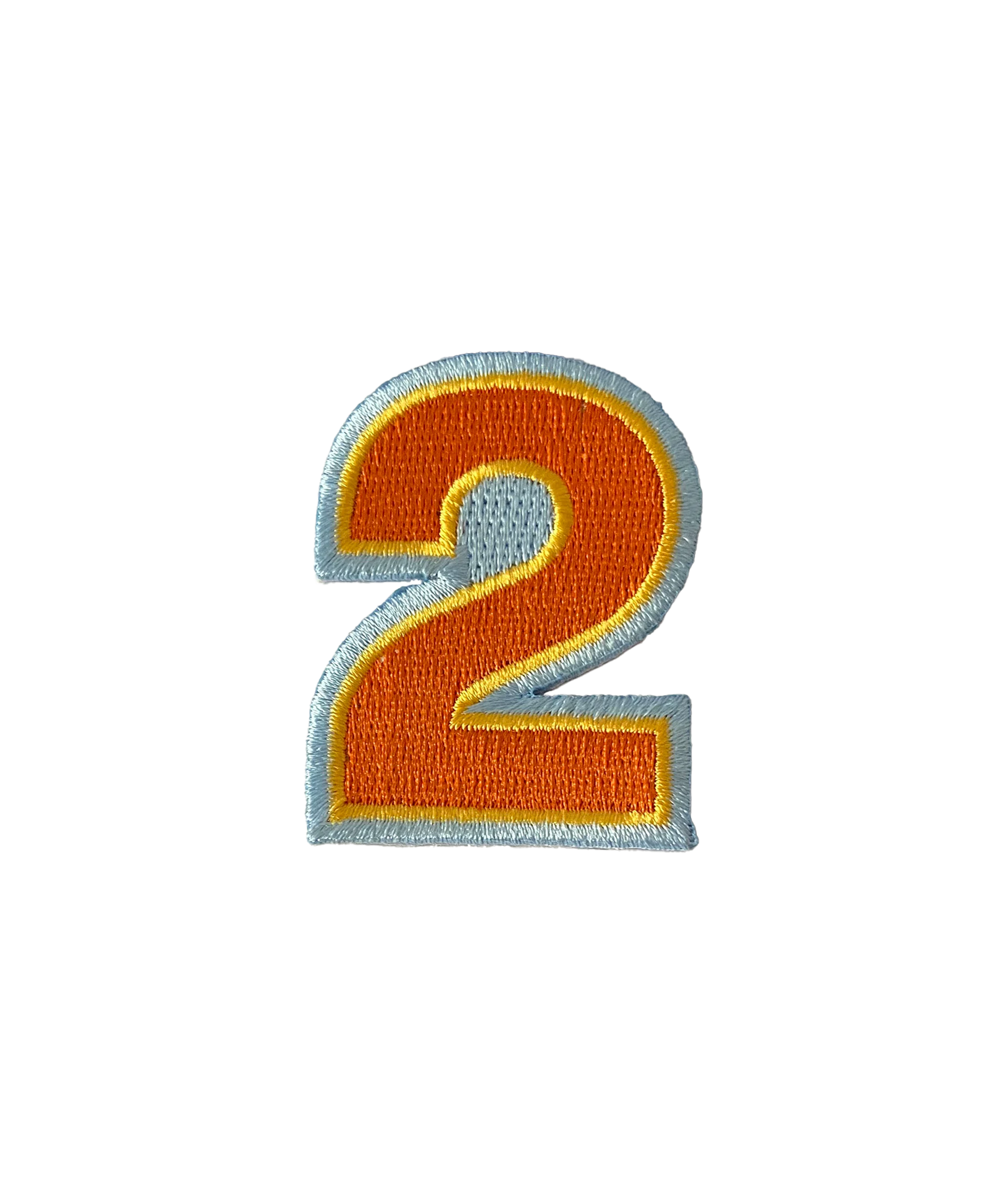 #2 Embroidered Patch