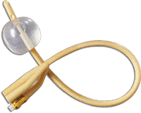 2-Way Silicone-Elastomer Coated Foley Catheter 6 Fr 3 cc