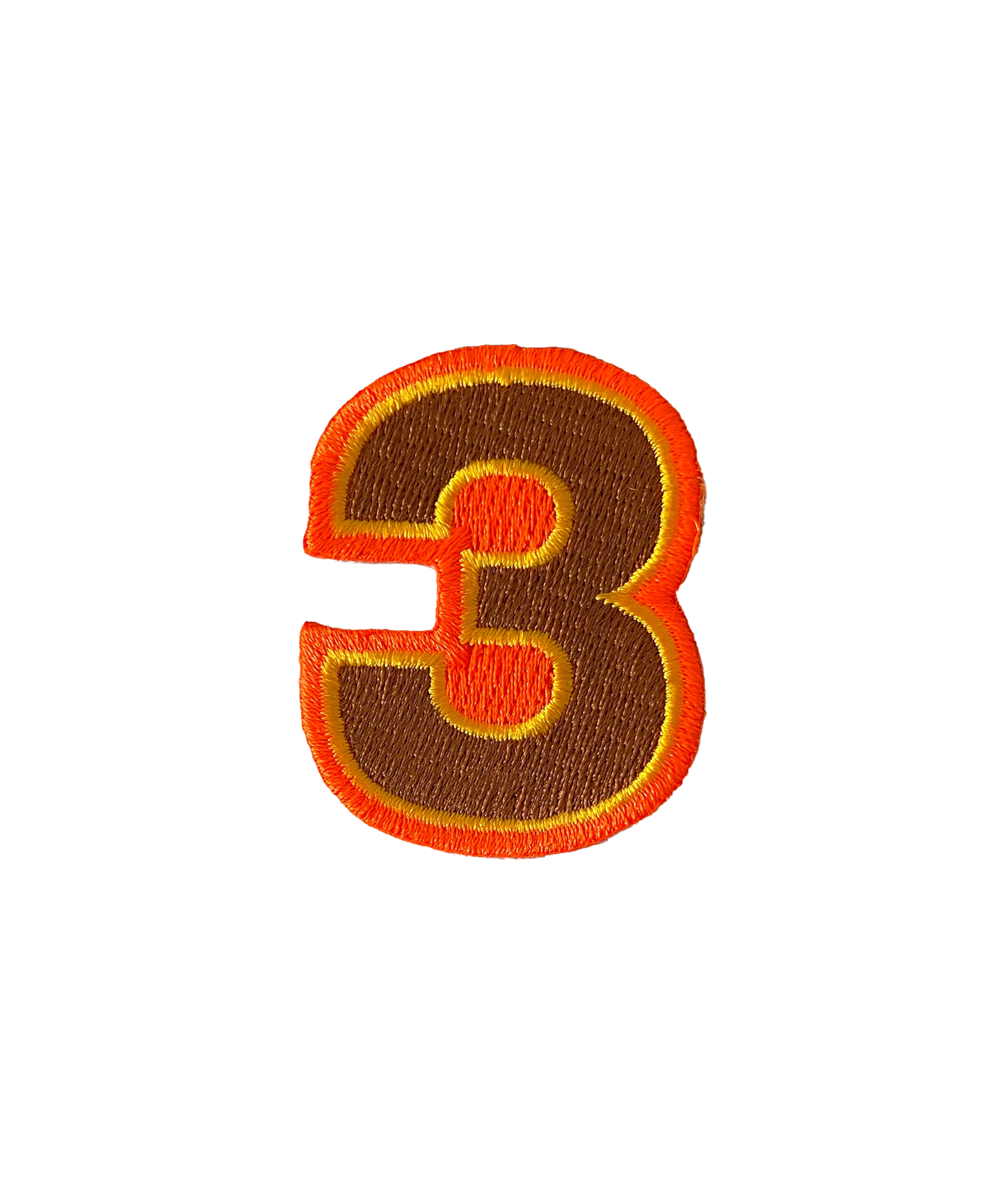 #3 Embroidered Patch