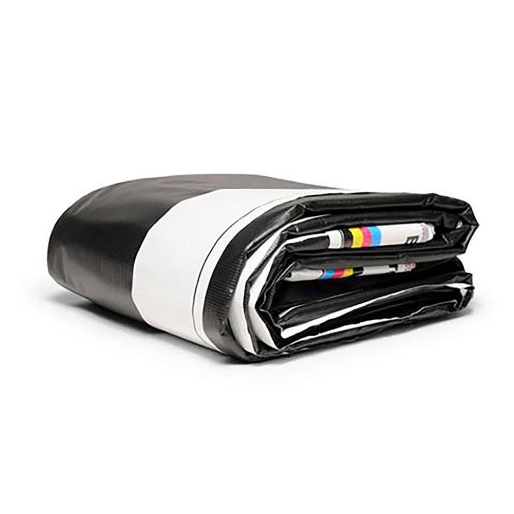 5' x 15' - Reused Vinyl Tarp (Black)