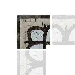 Abstract Browns Corner Mosaic Art