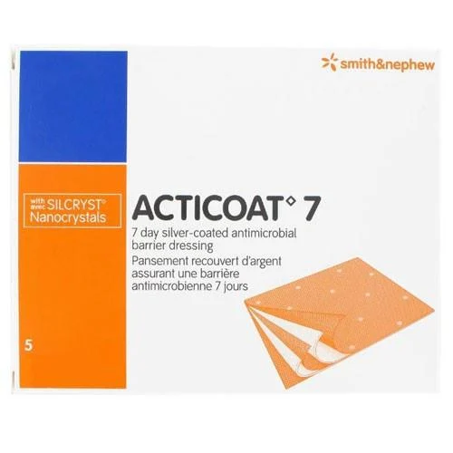 ACTICOAT Antimicrobial Barrier Burn Dressing with Nanocrystalline Silver 2" x 2"