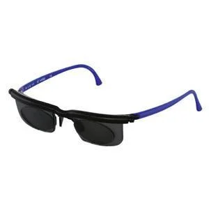 Adlens Sundials™ Instantly Adjustable Eyewear Sunglasses Black and Blue Frame