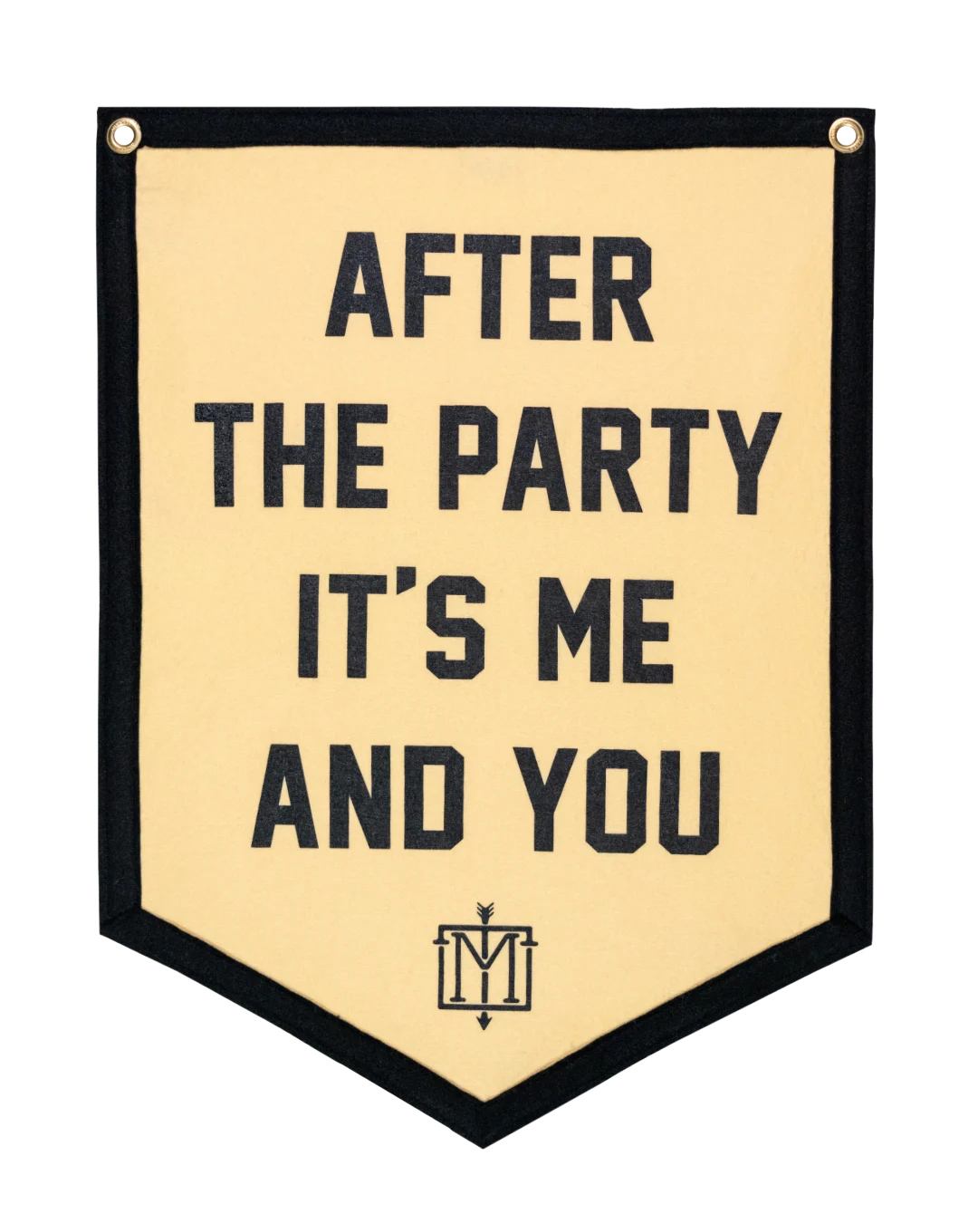 After The Party It's Me and You Camp Flag • The Menzingers x Oxford Pennant