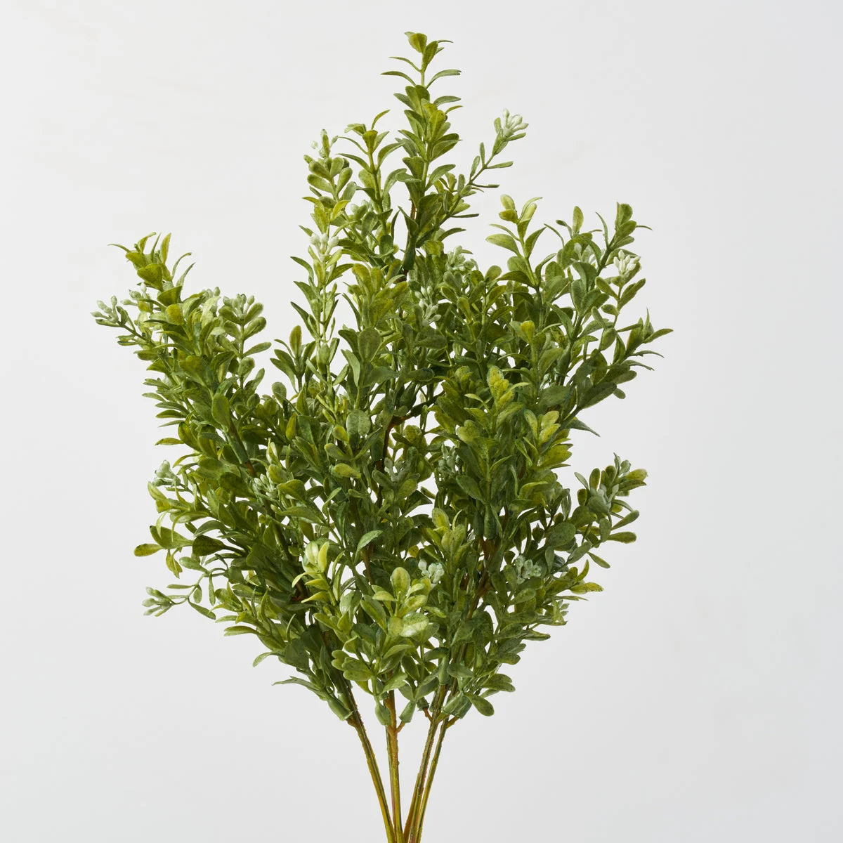 All Seasons Faux Two-Toned Green Boxwood Greenery Bush Spray - 17"