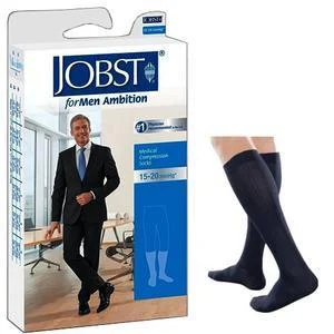 Ambition Knee-High, 15-20, Long, Navy, Size 3
