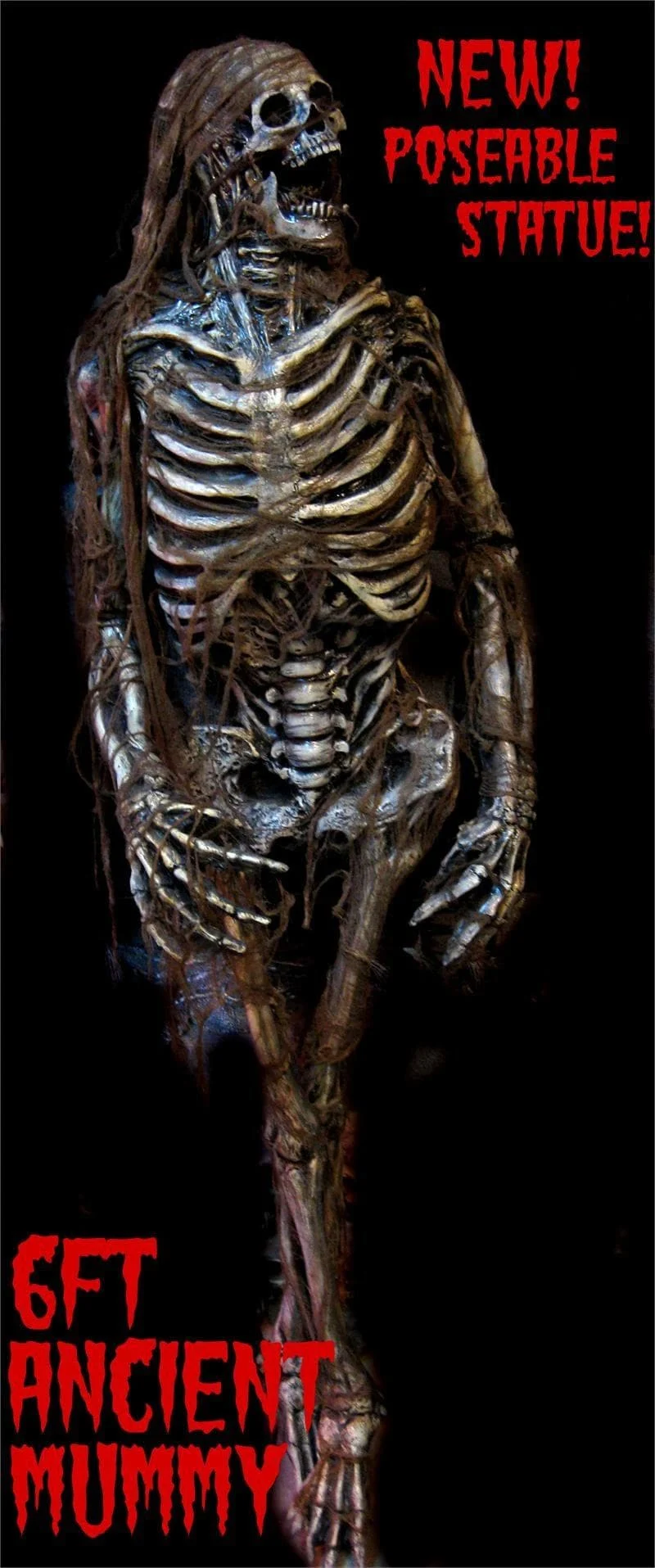 "Ancient Egyptian Mummy" Professional Halloween Prop