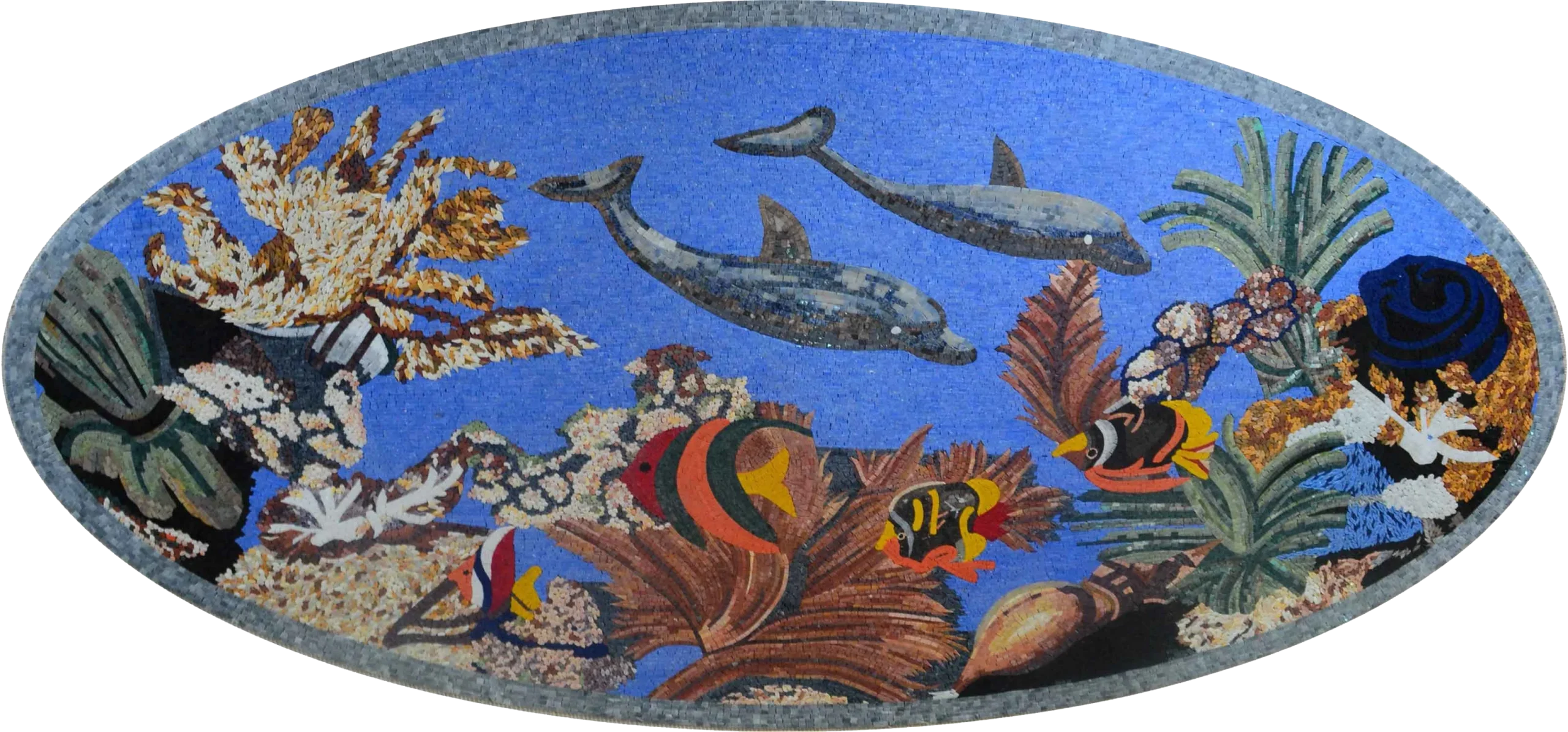 Aqua Mosaic Art - Coral Reef