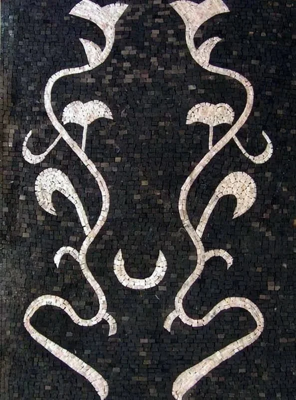 Arabesque Mosaic Wallpaper Design