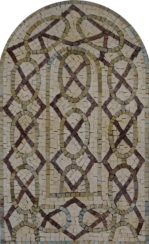 Arched Marble Mosaic - Elina