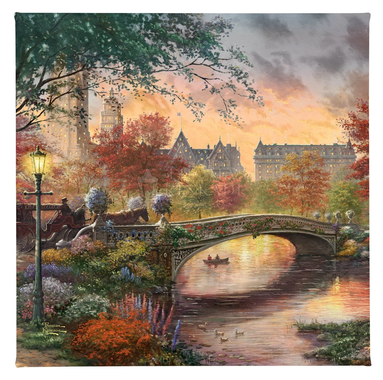 Autumn in New York - 14" x 14" Gallery Wrapped Canvas