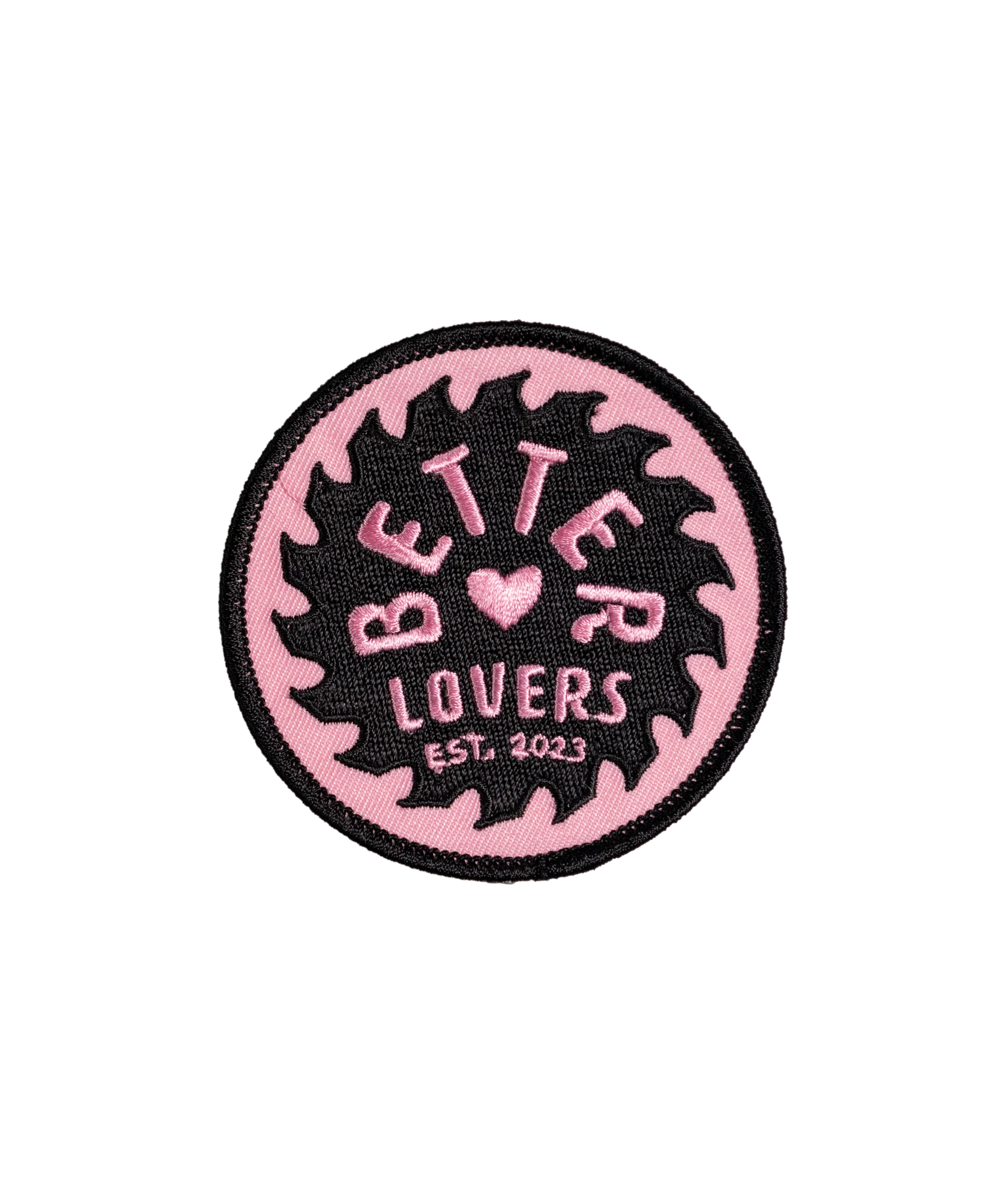 Better Lovers Saw Blade Embroidered Patch • Better Lovers x Oxford Pennant