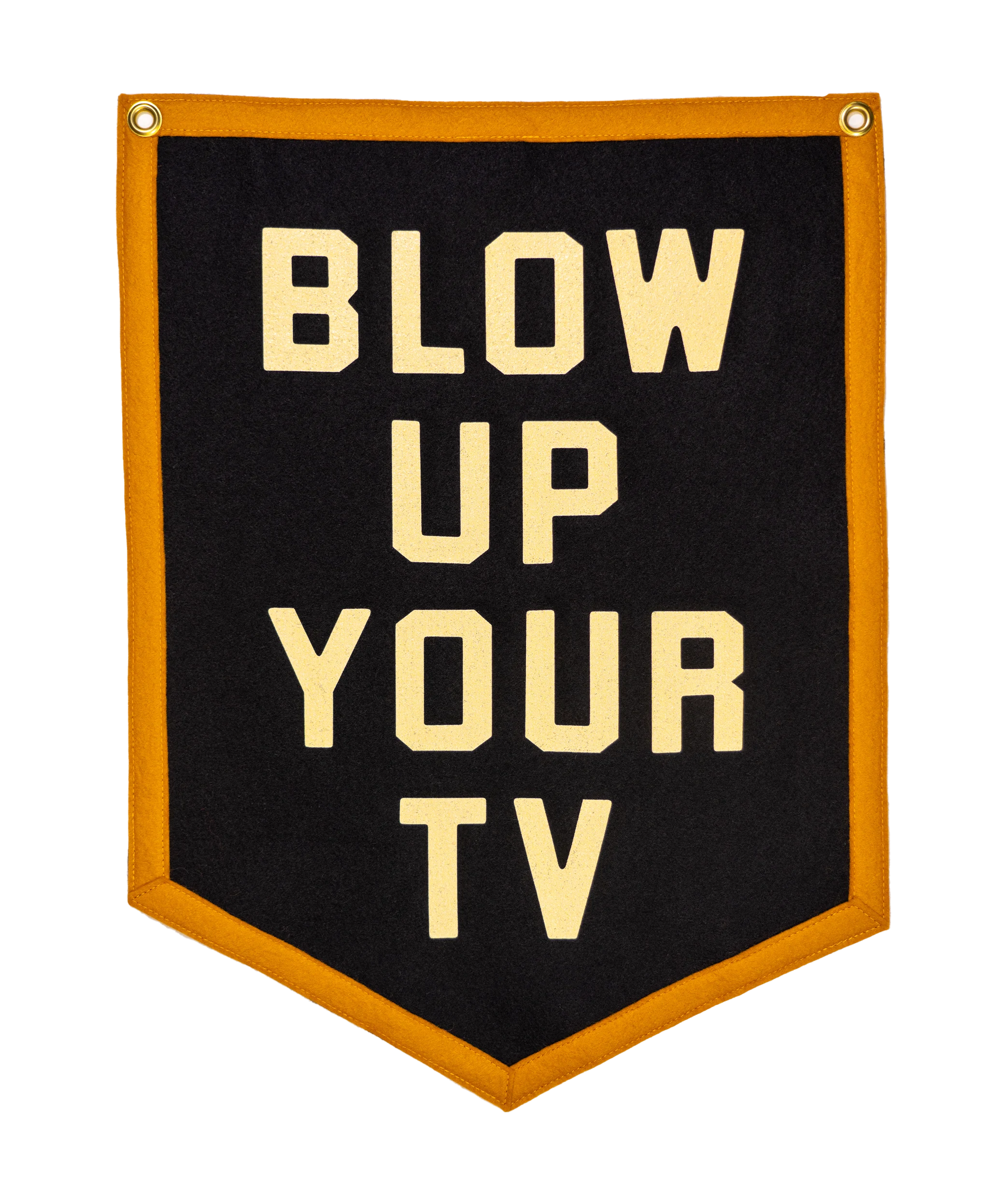Blow Up Your TV Camp Flag • John Prine x Oxford Pennant