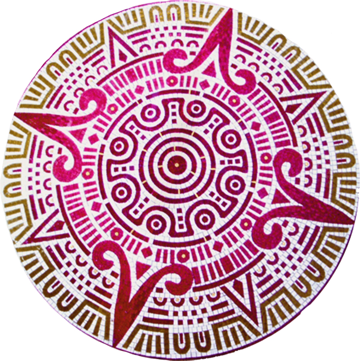 Bright Medallion Mosaic