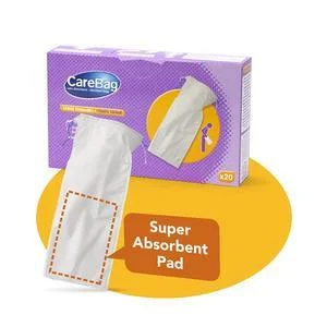Carebag Men's Urinal with Super Absorbent Pad