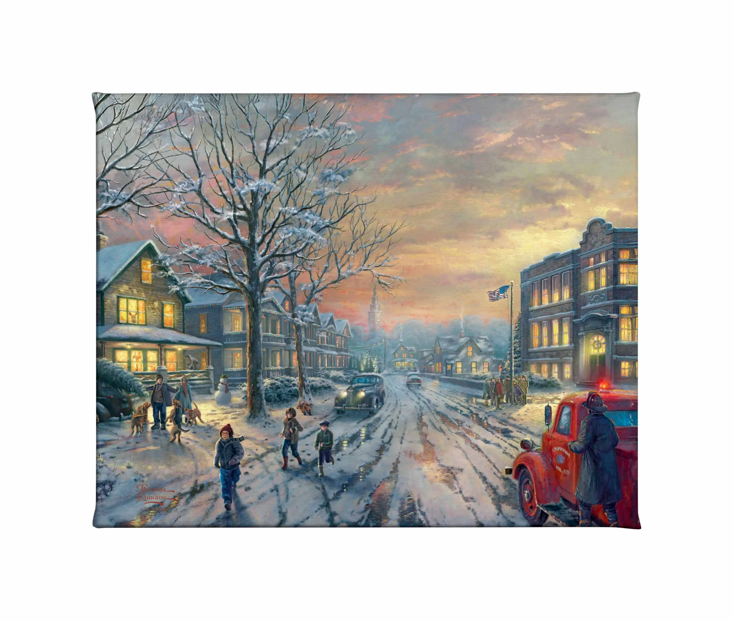 A Christmas Story - 8" x 10" Gallery Wrapped Canvas