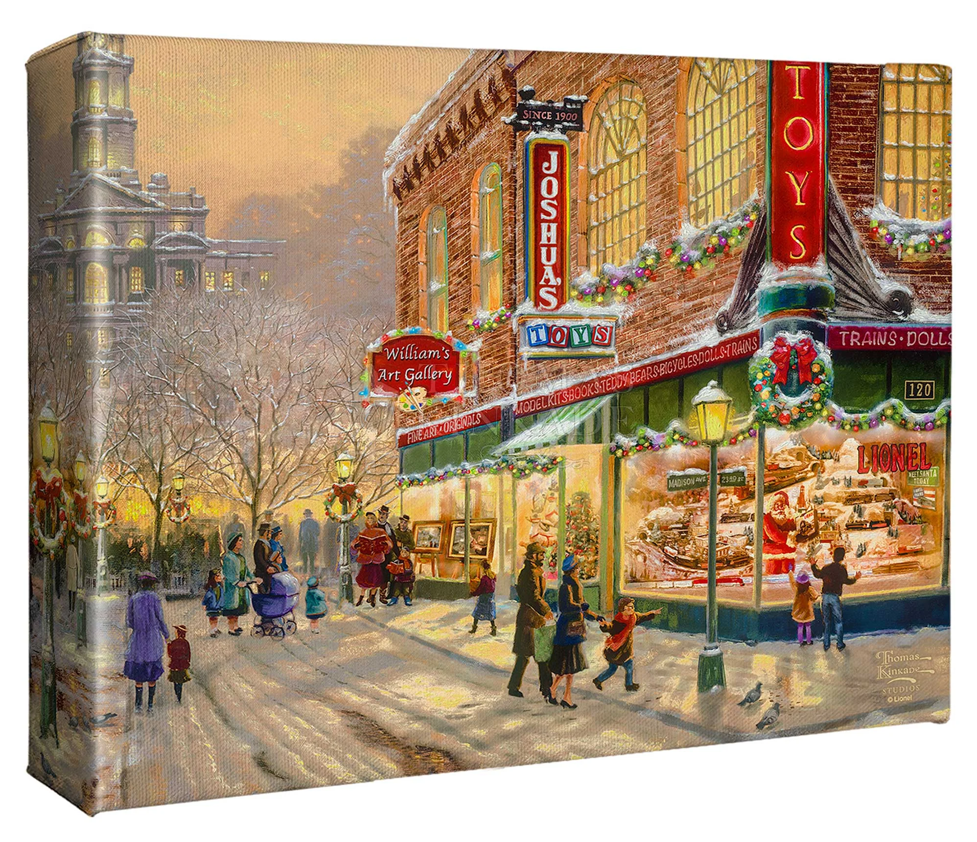 A Christmas Wish - 8" x 10" Gallery Wrapped Canvas