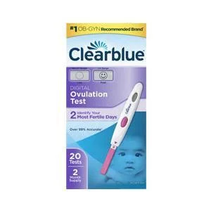 Clearblue Easy Digital Ovulation Test Easy Read One Month Supply (20 Count)