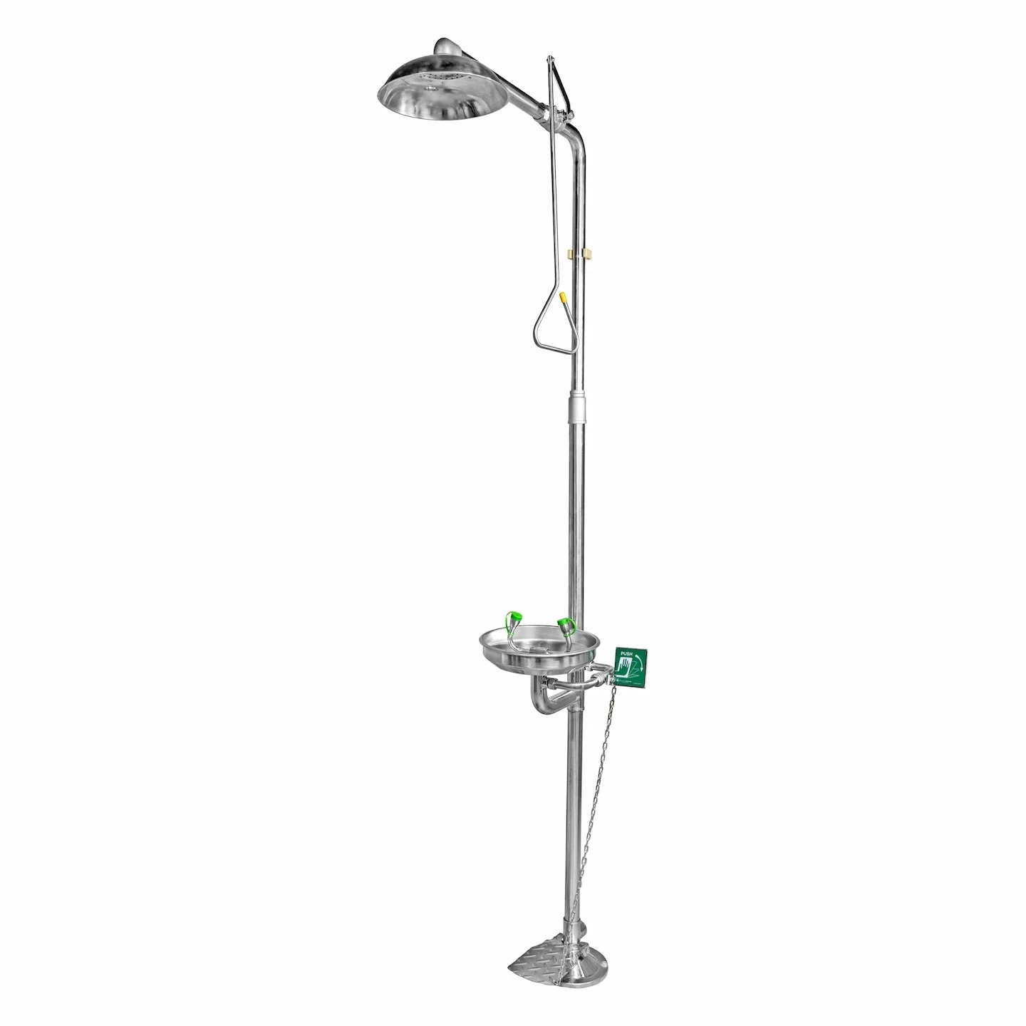 Combination Emergency Shower and Eyewash Station