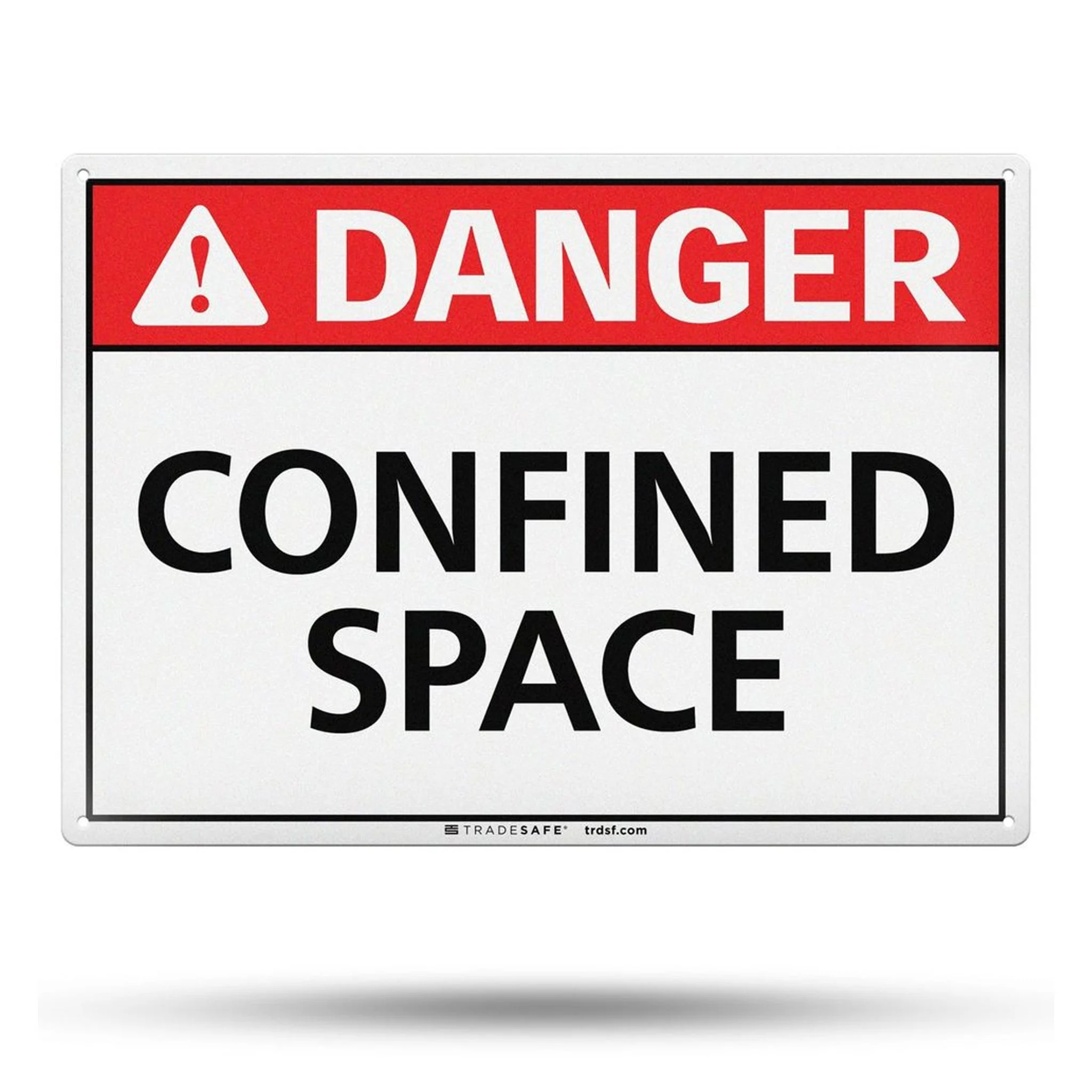Confined Space Aluminum Sign