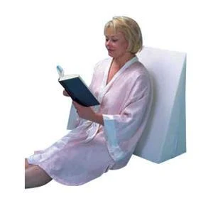 Cover for Bed Wedge Pillow, 23" x 21" x 7", White