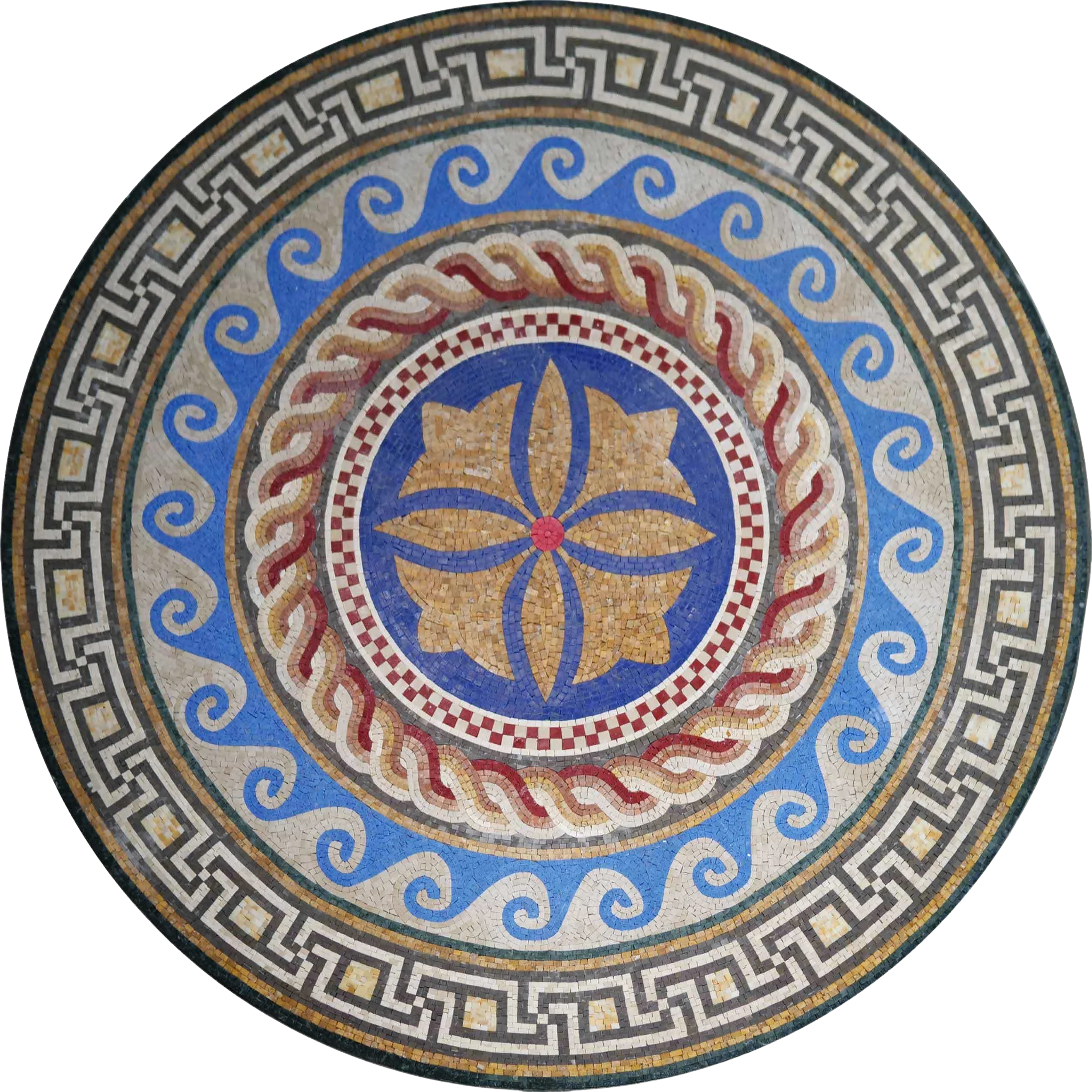 Delialah - Greco-Roman Mosaic Medallion