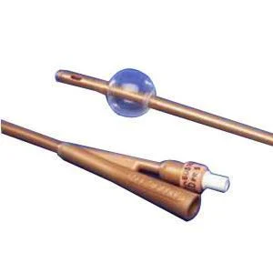 Dover 2-Way Silver-Coated Silicone Foley Catheter 22 Fr 5 cc