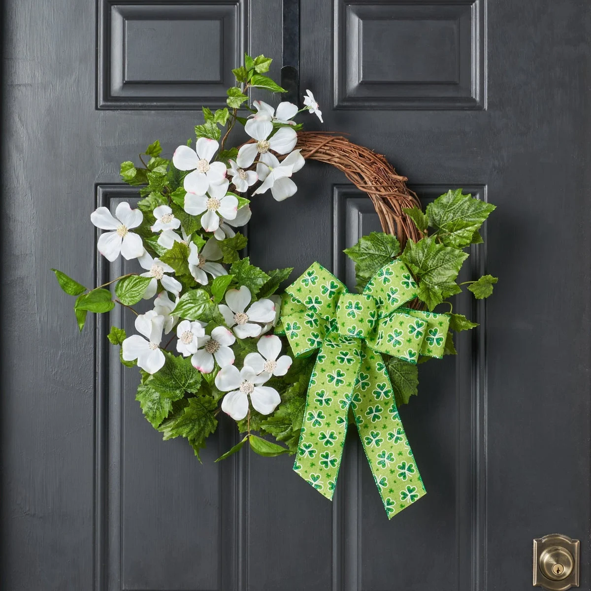 The Dublin Dogwood St. Patrick's Day Wreath 20"
