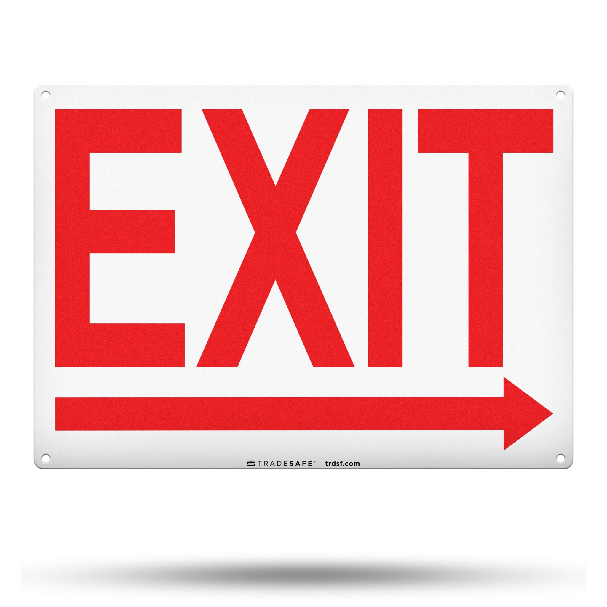 Exit (Right Arrow)Aluminum Sign