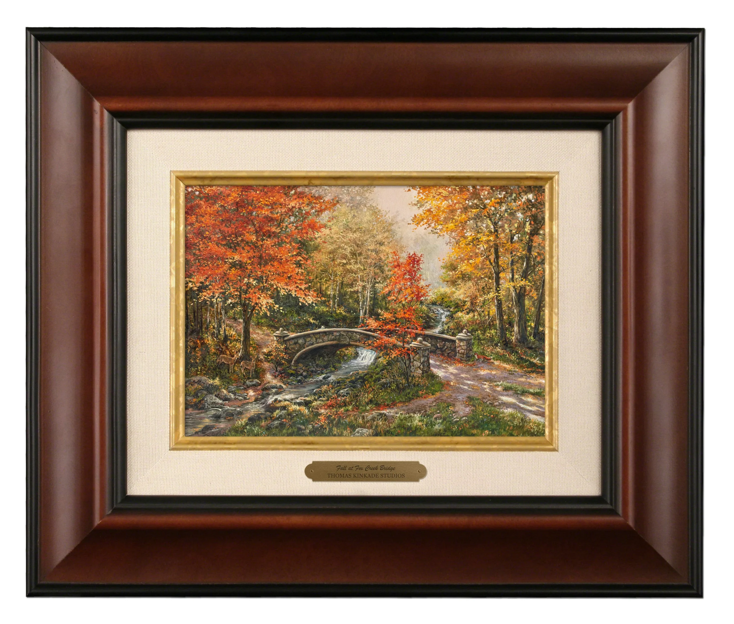 Fall at Fox Creek Bridge - Brushworks
