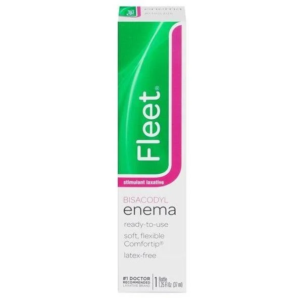 Fleet Bisacodyl Enema 1-1/4 oz, Latex-Free
