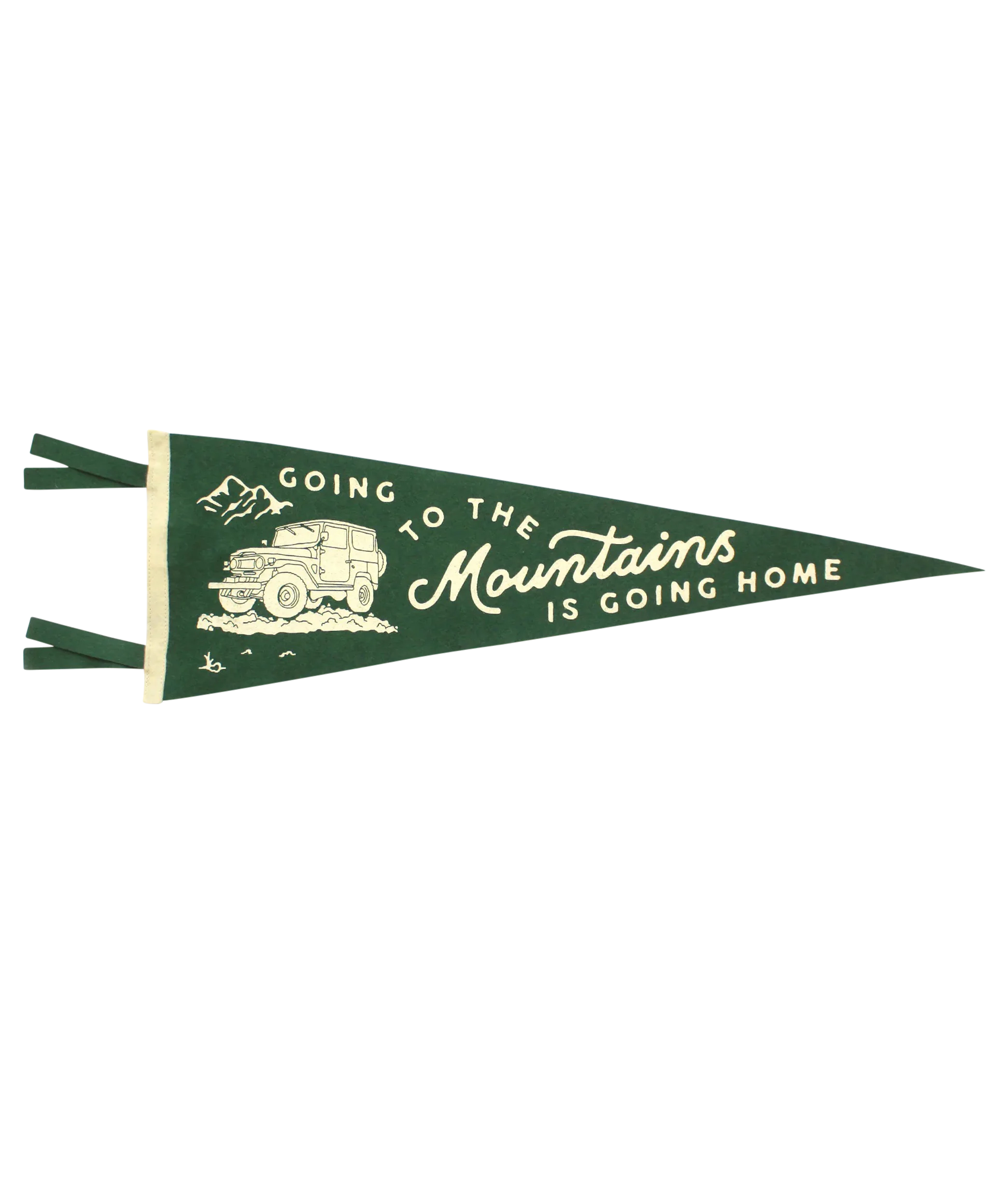 Going to the Mountains is Going Home Pennant