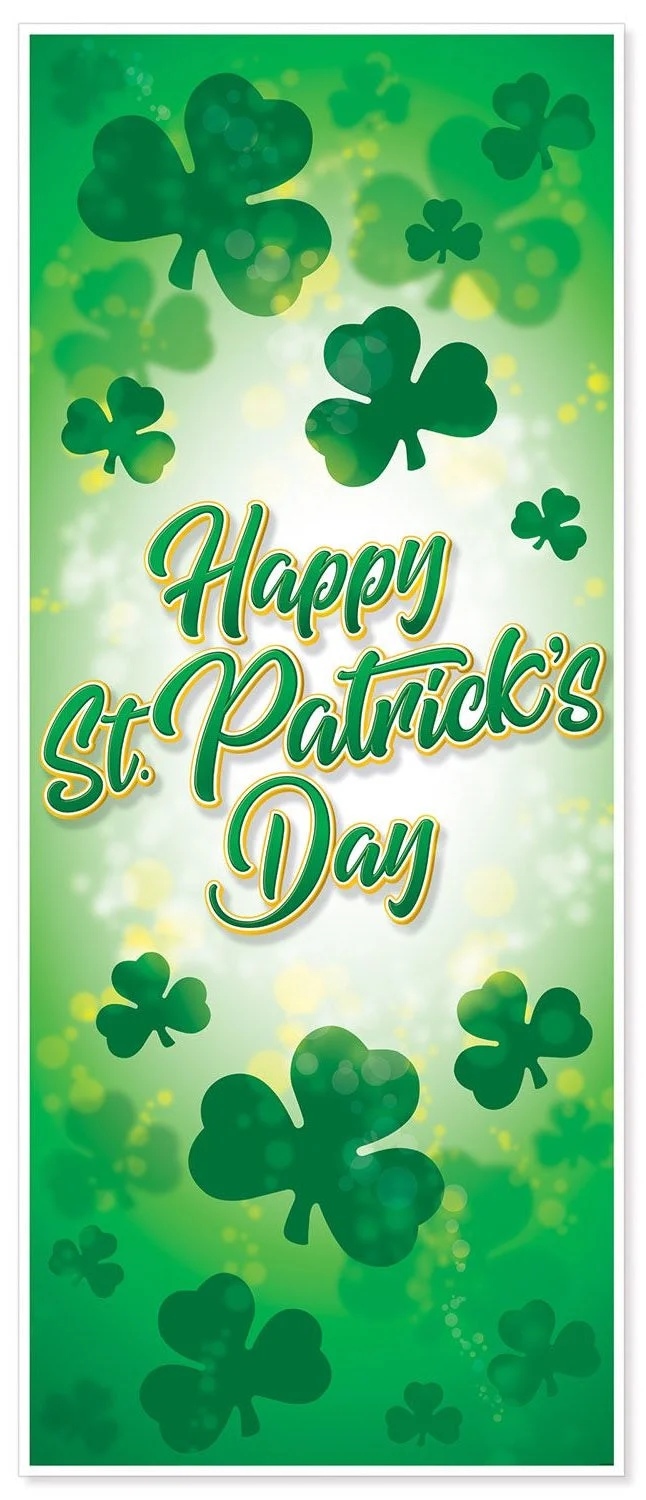 'Happy St. Patrick's Day' Door Cover