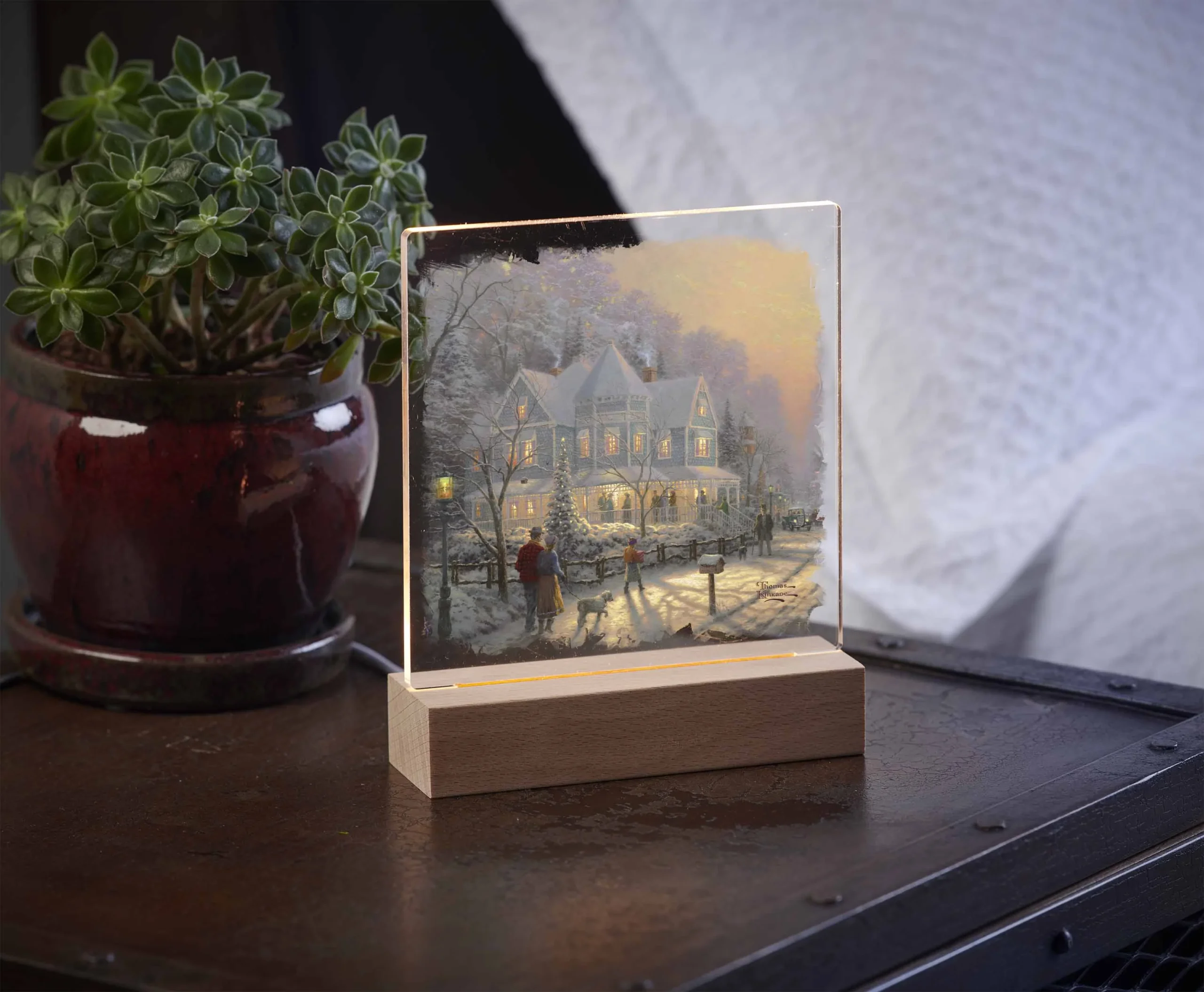 A Holiday Gathering - Acrylic Night Light