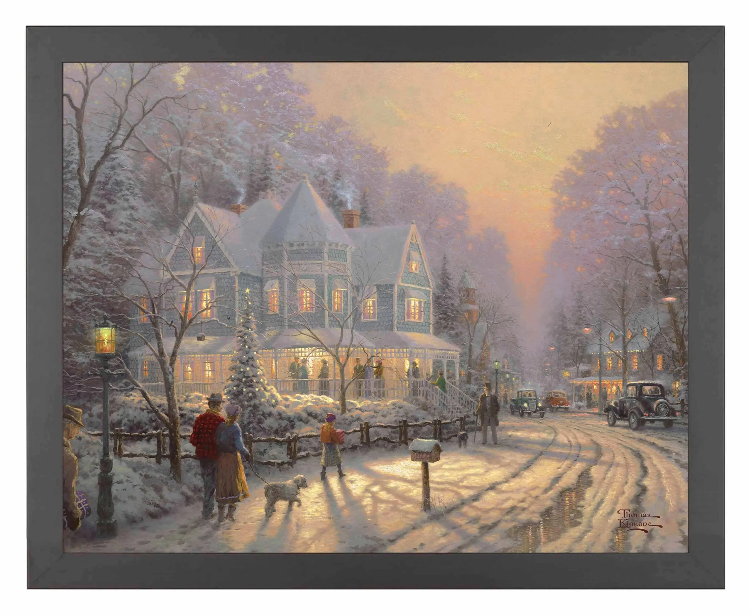 A Holiday Gathering - Art Prints