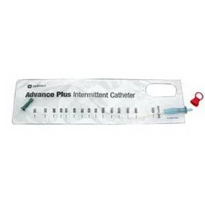 Hollister Advance Plus Touch Free Intermittent Catheter System Coude Tip 12Fr, 16"