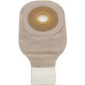 Hollister Premier One-Piece Drainable Pouch, 1-3/8" Pre-Cut Convex Flextend Skin Barrier, Integrated Closure, Beige