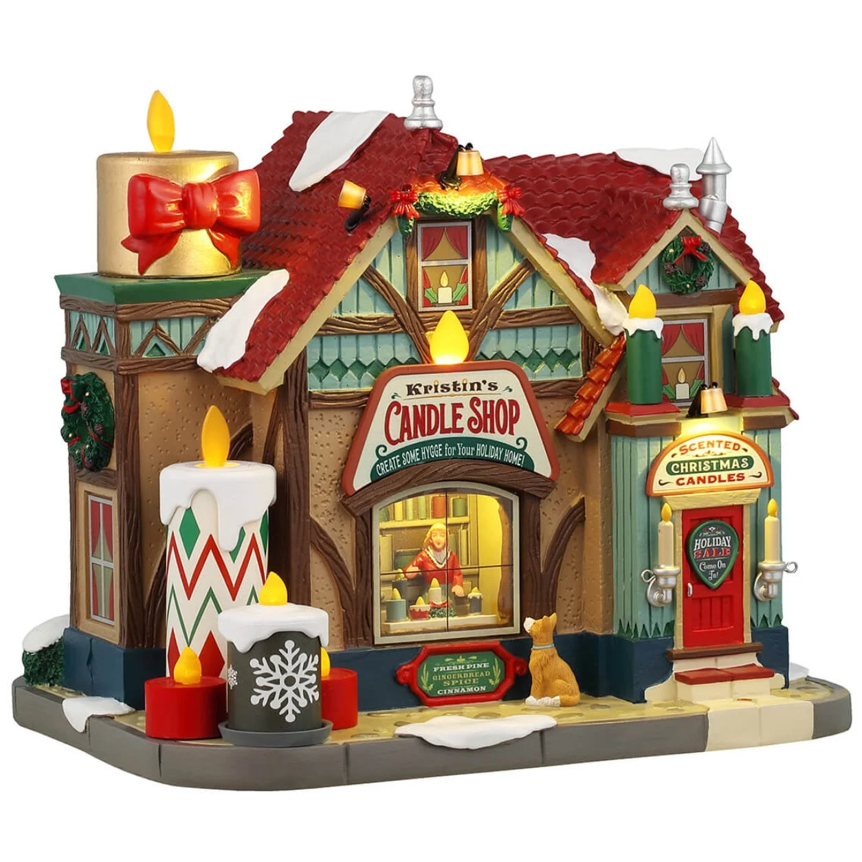 Lemax Caddington Lighted Building: Kristin's Candle Shop #45222