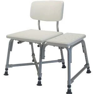 Lumex Bariatric Transfer Bench, 13" x 29-1/2" x 20-1/2", Grey