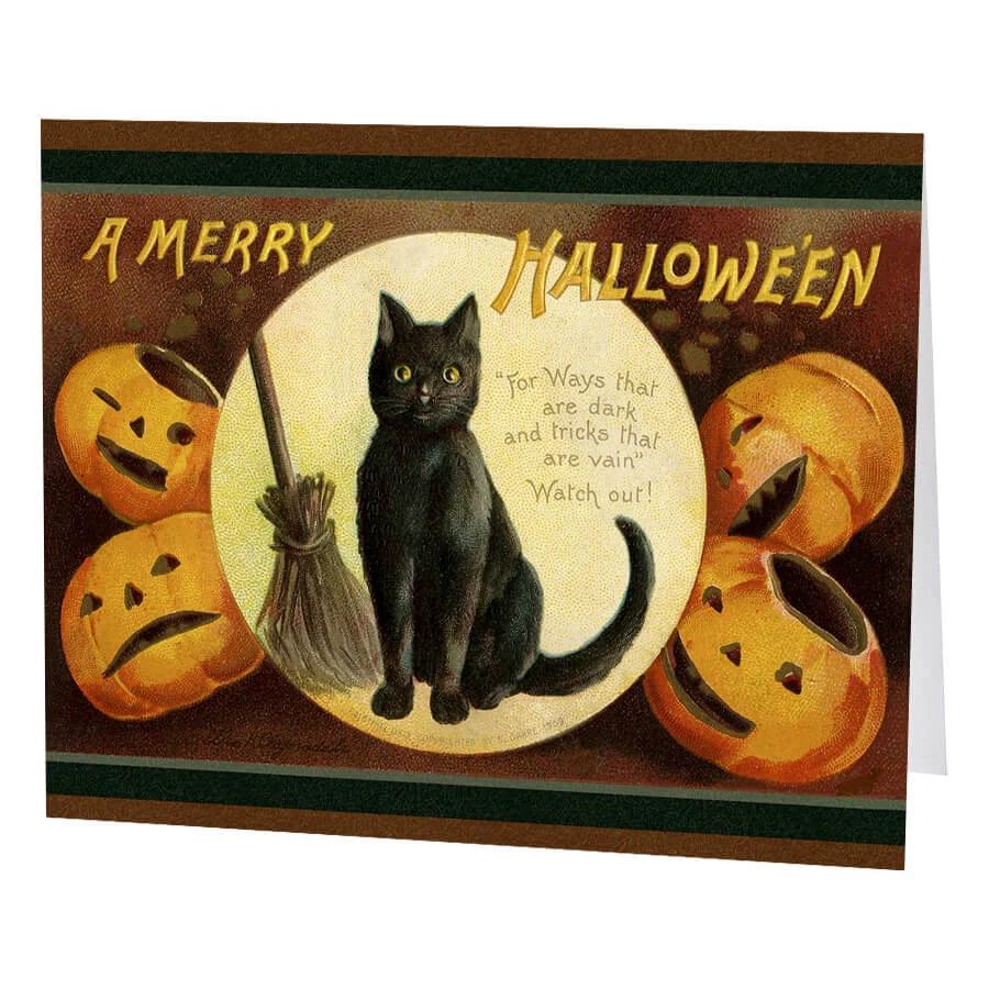 A Merry Halloween Greeting Card