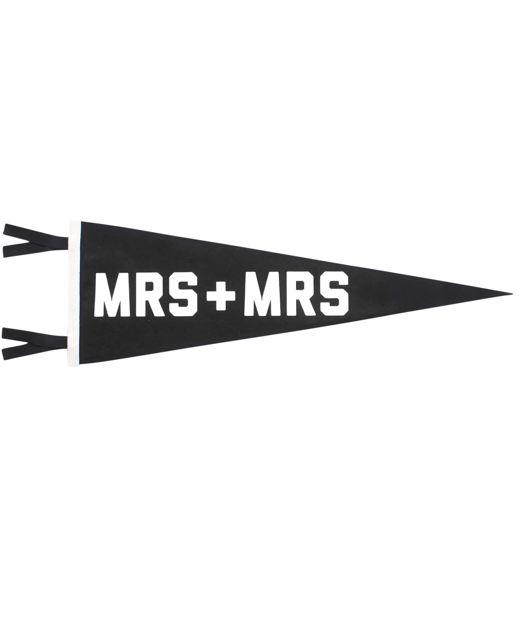 Mrs + Mrs Wedding Pennant