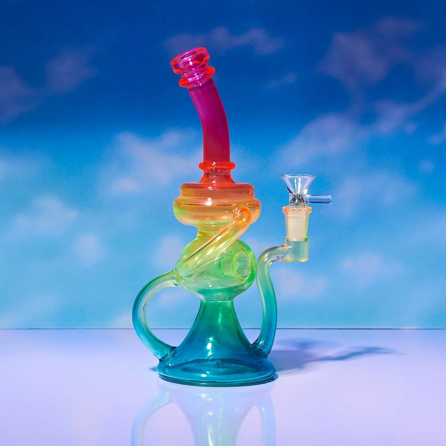 Neon Rainbow Bong Rig