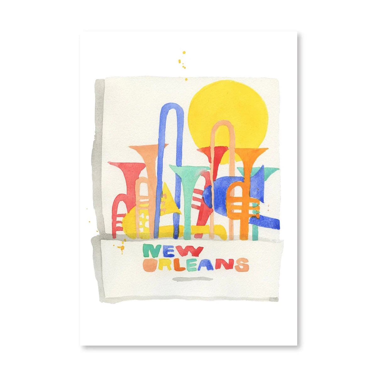 New Orleans Matchbook Art Print