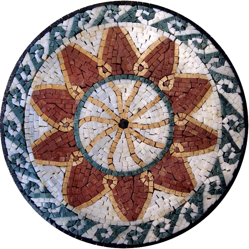 The Octopus Flower- Mosaic Design