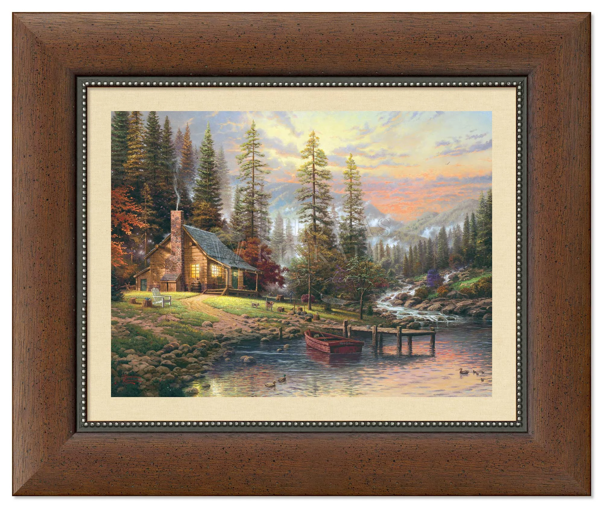 A Peaceful Retreat - 12" x 16" Framed Print
