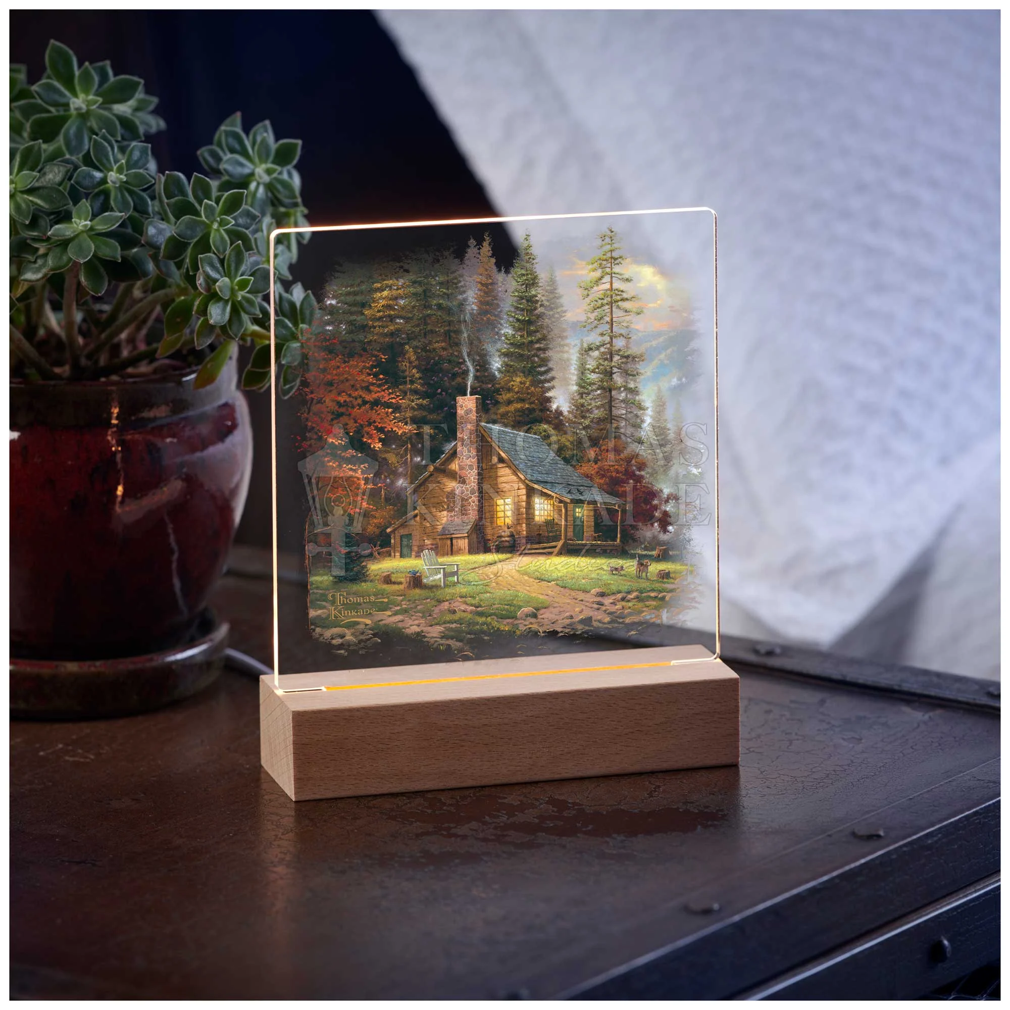 A Peaceful Retreat - Acrylic Night Light