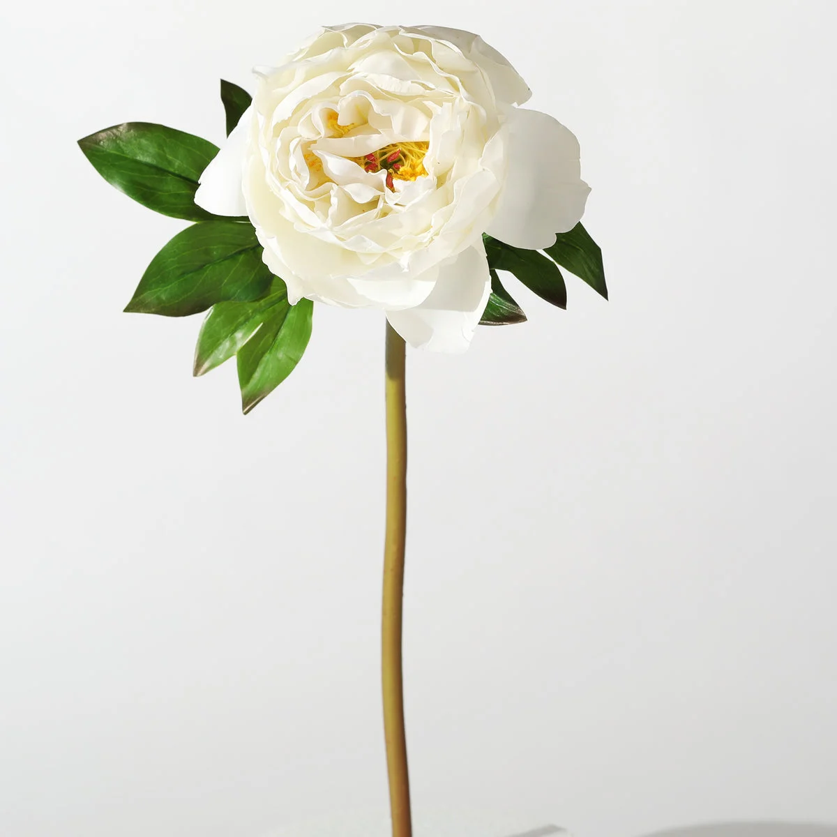 The Perfect Peony Real Touch Forever Flower 22" Stem - White