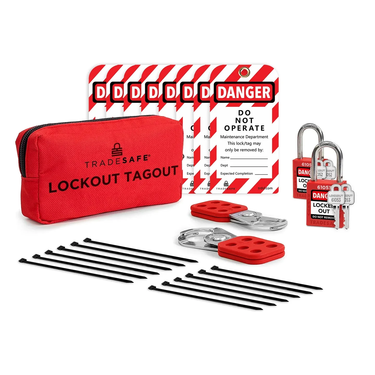 Personal Lockout Tagout Kit – 2 Keys Per Lock