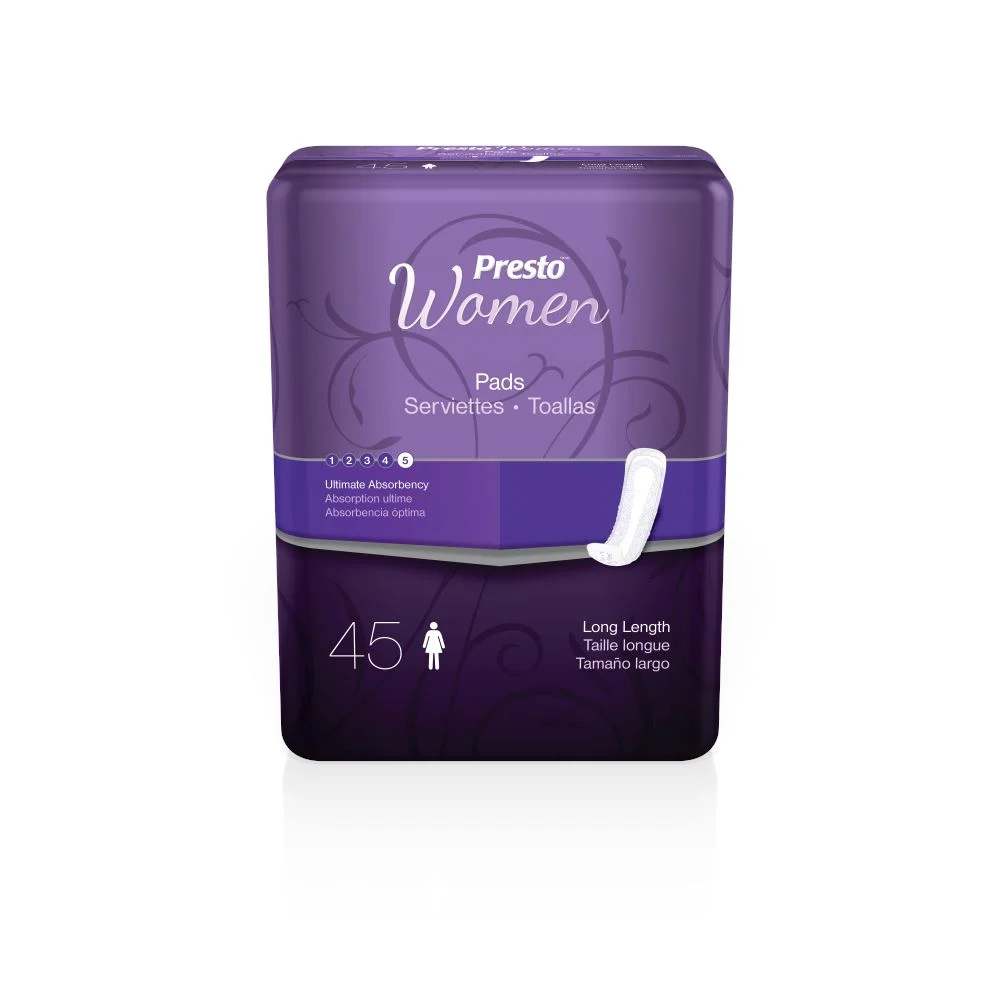 Presto Pads for Women Ultimate Absorbency 16" Long